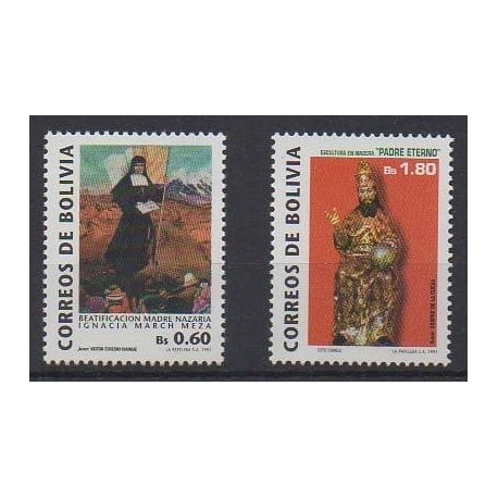 Bolivia - 1993 - Nb 816/817 - Religion