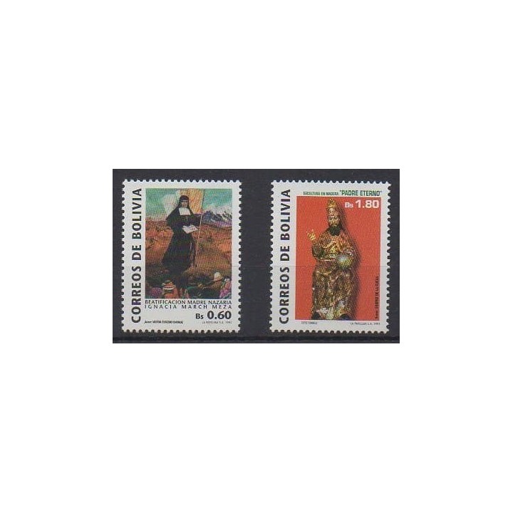 Acheter cette série de timbres de Bolivie de l'année 1993 (No 816/817).