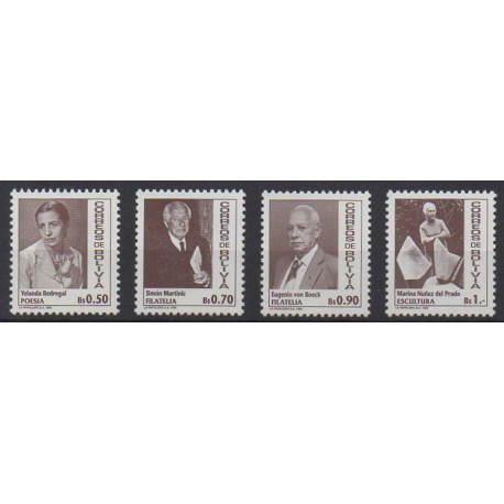 Bolivie - 1993 - No 850/853 - Art - Philatélie