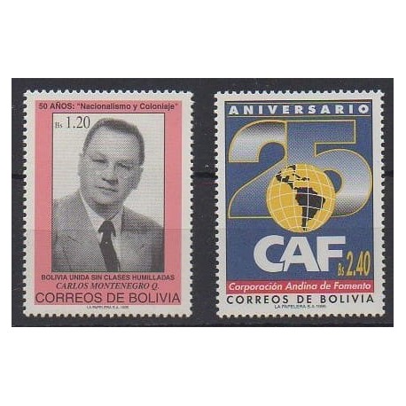 Bolivie - 1995 - No 891/892