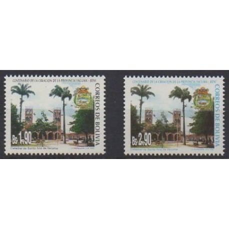 Bolivie - 1995 - No 889/890 - Églises