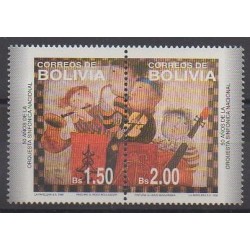 Bolivie - 1996 - No 929/930 - Musique - Peinture