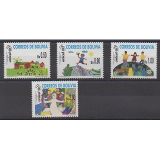 Buy this set of stamps of Bolivia of the year 1997 (Nb 651/654).