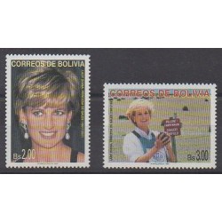 Bolivie - 1997 - No 968/969 - Royauté - Principauté