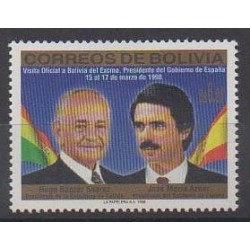 Bolivie - 1998 - No 973 - Célébrités
