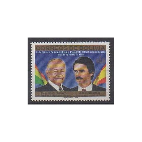 Bolivie - 1998 - No 973 - Célébrités
