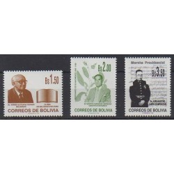 Bolivia - 1998 - Nb 976/978 - Celebrities