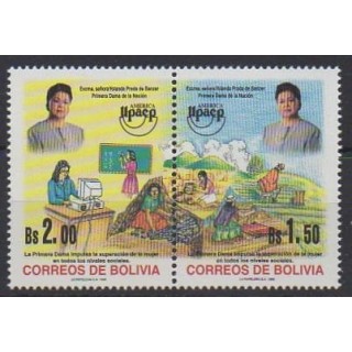 Buy this set of stamps of Bolivia of the year 1998 (Nb 987/988).