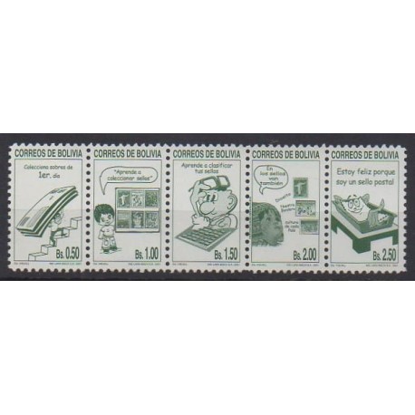 Bolivie - 2001 - No 1070/1074 - Philatélie