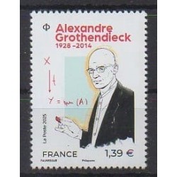 France - Poste - 2025 - Alexandre Grothendieck - Sciences et Techniques