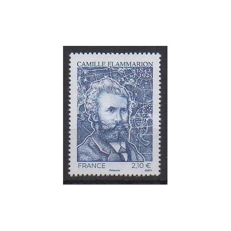France - Poste - 2025 - Camille Flammarion - Littérature