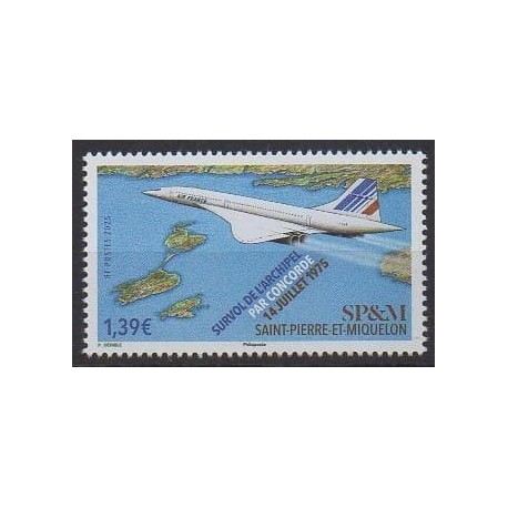 Saint-Pierre et Miquelon - 2025 - Survol de l'archipel par le Concorde -Aviation
