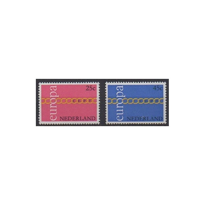 Buy this set of stamps of Netherlands of the year 1971 (Nb 932/933).