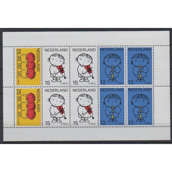 Acheter ce bloc-feuillet des Pays-Bas de l'année 1969 (No BF8).