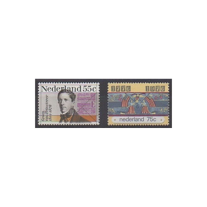 Acheter cette série de timbres des Pays-Bas de l'année 1976 (No 1046/1047).