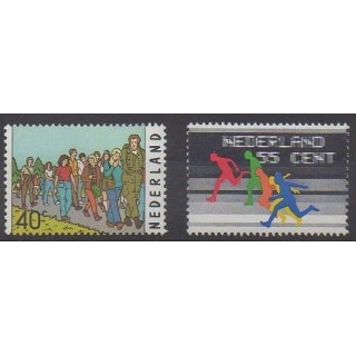 Acheter cette série de timbres des Pays-Bas de l'année 1976 (No 1048/1049).
