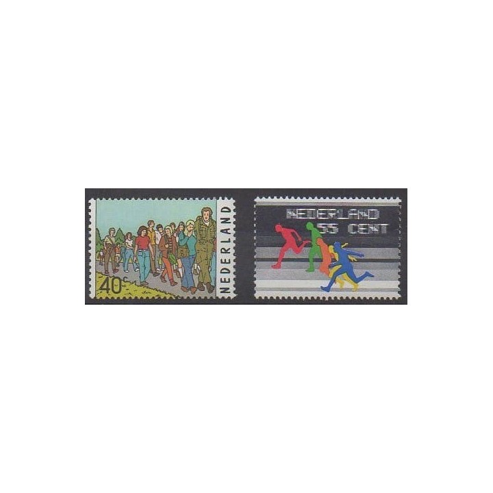 Buy this set of stamps of Netherlands of the year 1976 (Nb 1048/1049).