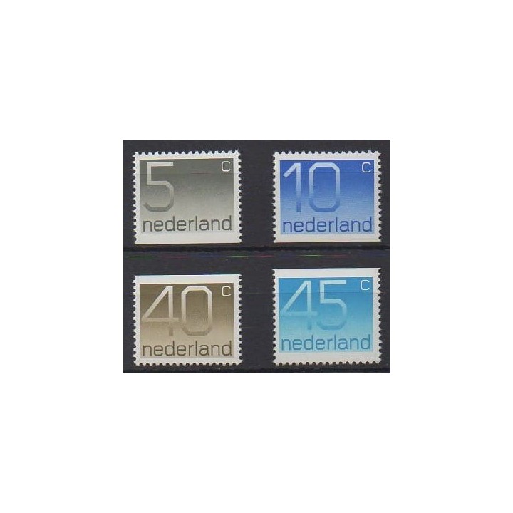 Acheter cette série de timbres des Pays-Bas de l'année 1976 (No 1041b/1045b).