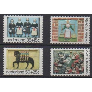Acheter cette série de timbres des Pays-Bas de l'année 1975 (No 1030/1033).