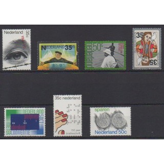 Buy this set of stamps of Netherlands of the year 1975 (Nb 1023/1029).