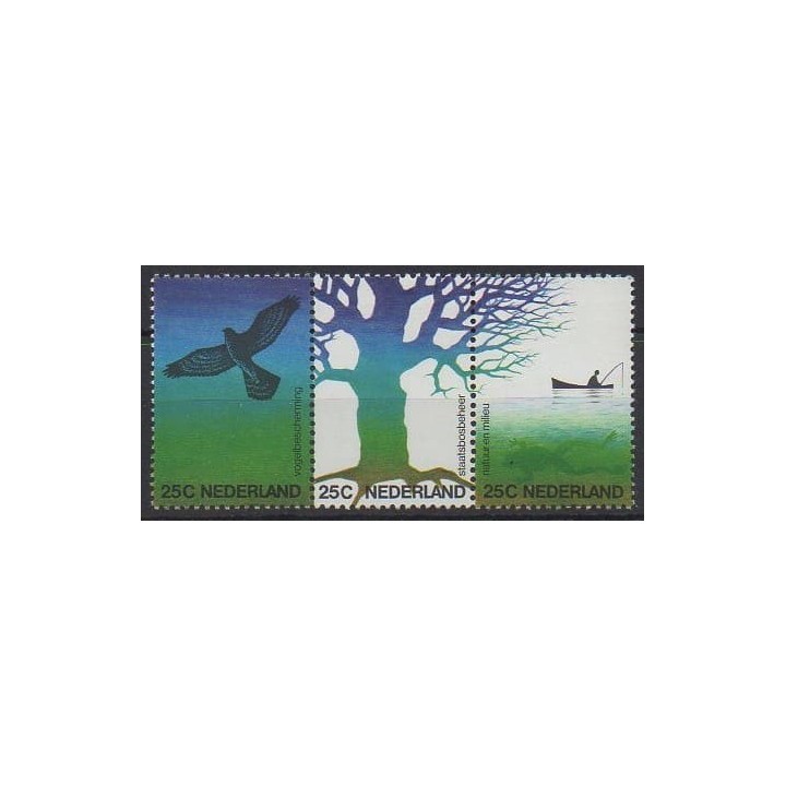 Acheter cette série de timbres des Pays-Bas de l'année 1974 (No 994/996).
