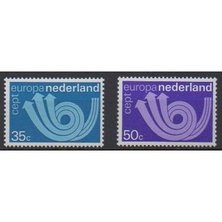 Buy this set of stamps of Netherlands of the year 1973 (Nb 982/983).