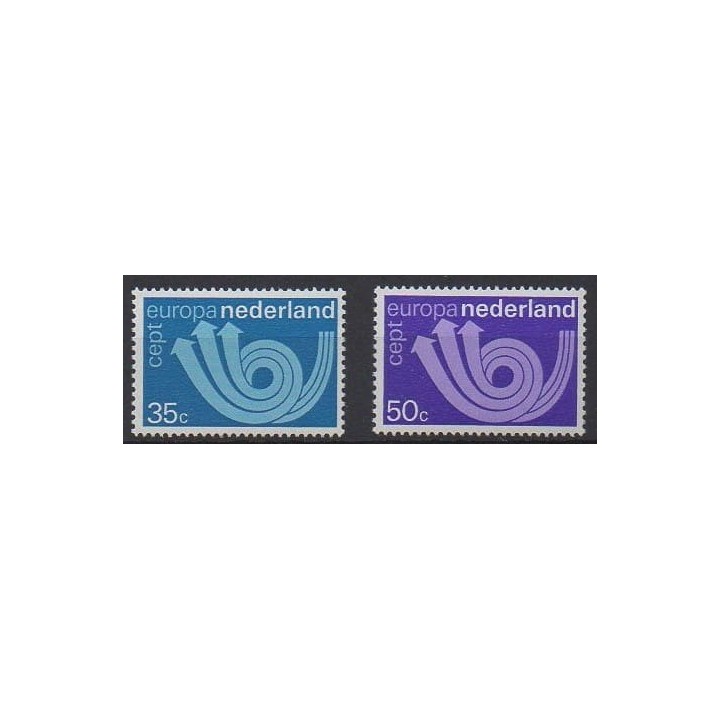 Acheter cette série de timbres des Pays-Bas de l'année 1973 (No 982/983).