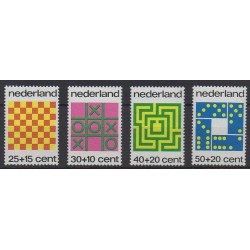 Netherlands - 1973 - Nb 990/993 - Chess
