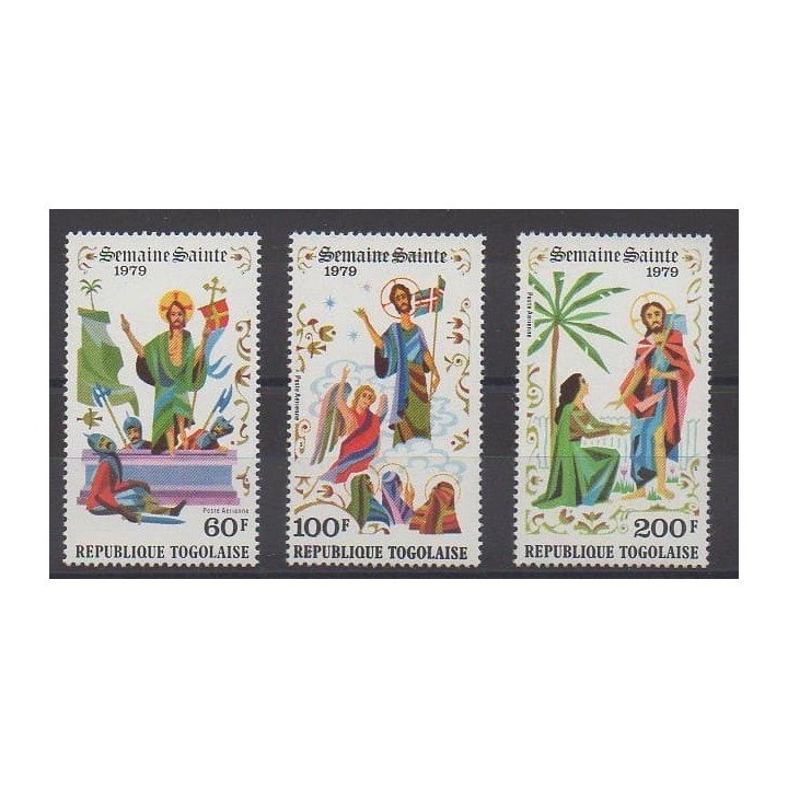 Acheter ces timbres du Togo de l'année 1979 (No PA377/PA379).
