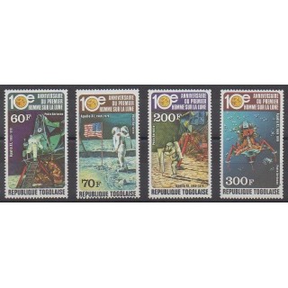 Acheter ces timbres du Togo de l'année 1979 (No PA394/PA397).