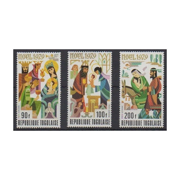 Acheter ces timbres du Togo de l'année 1979 (No PA401/PA403).