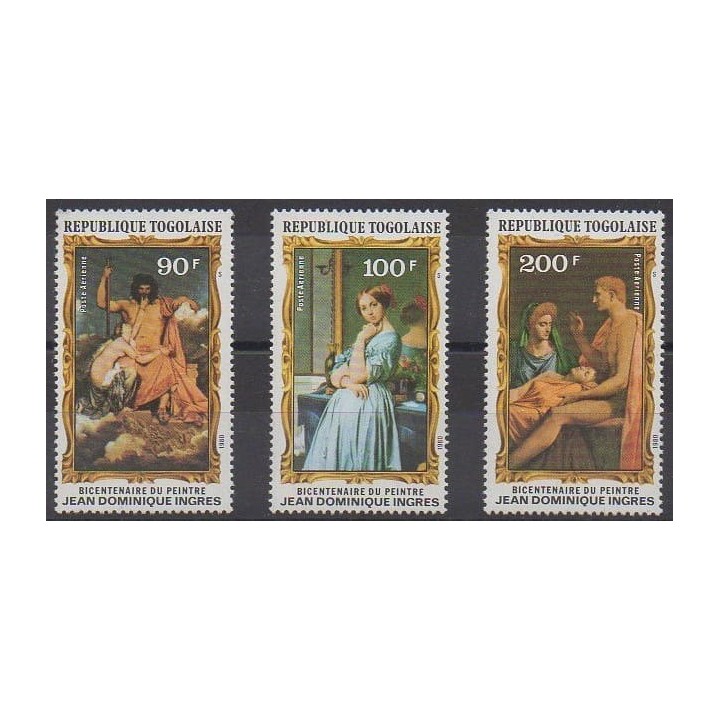 Acheter ces timbres du Togo de l'année 1980 (No PA428/PA430).