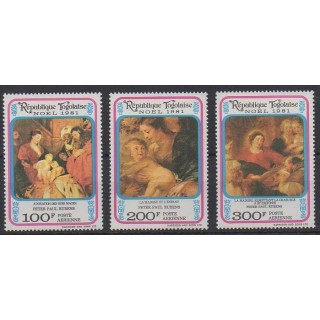 Buy these stamps of Togo of the year 1981 (Nb PA458/PA460).