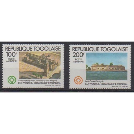 Togo - 1981 - No PA454/PA455 - Monuments