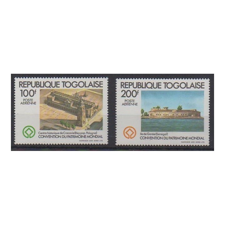 Acheter ces timbres du Togo de l'année 1981 (No PA454/PA455).