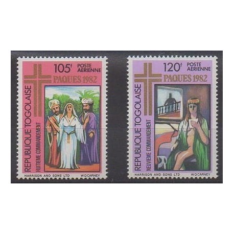 Togo - 1982 - Nb PA471/PA472 - Easter