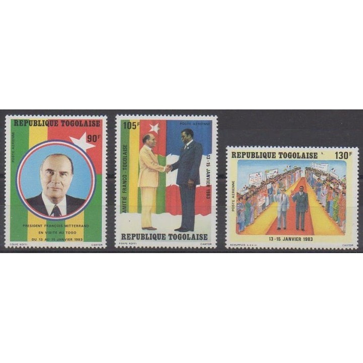 Acheter ces timbres du Togo de l'année 1983 (No PA480/PA482).