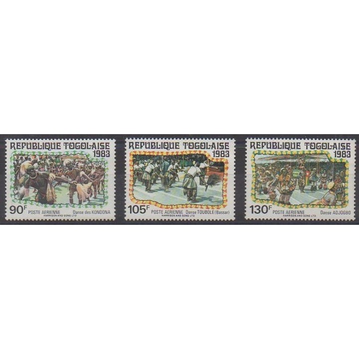Buy these stamps of Togo of the year 1983 (Nb PA491/PA493).