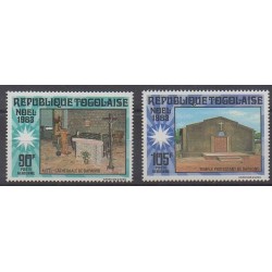 Togo - 1983 - Nb PA494/PA495 - Christmas