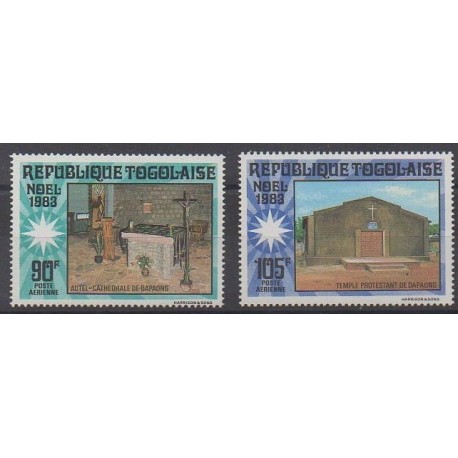 Togo - 1983 - Nb PA494/PA495 - Christmas