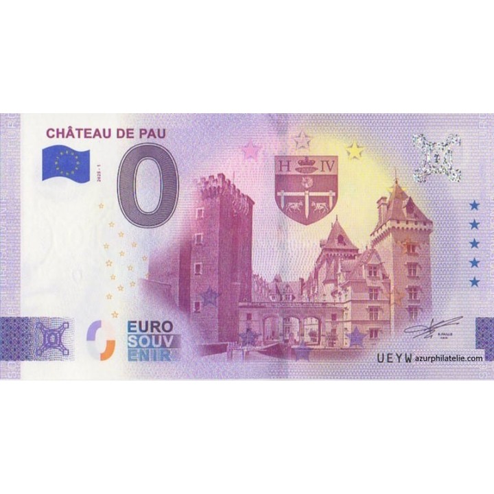 Euro banknote memory - 2025 - Château de Pau - (Pyrénées-Atlantiques)