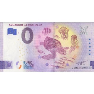 Billet souvenir touristique - 2025-9 - Aquarium La Rochelle - (Charente-Maritime)