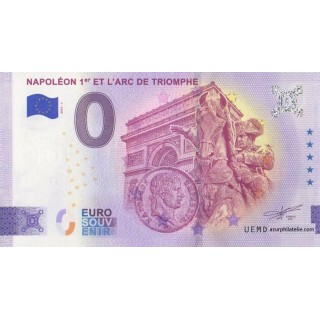 Euro banknote memory - 2025 - Napoléon 1er et l'Arc de triomphe - (Vendée)