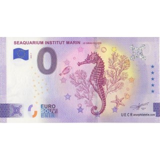 Billet souvenir touristique - 2025-7 - Seaquarium Institut Marin - l'hippocampe - (Gard)