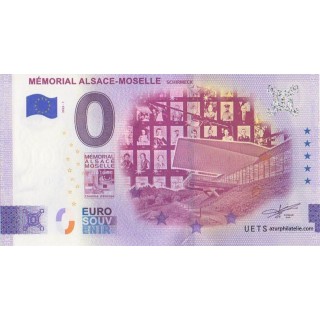 Billet souvenir touristique - 2025-1 - Mémorial d'Alsace-Moselle - (Bas-Rhin)