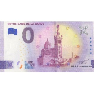 Billet souvenir touristique - 2025-4 - Notre-Dame de la Garde - (Bouches-du-Rhône)