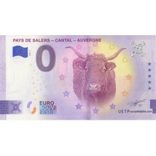 Billet souvenir touristique - 2025-2 - Pays de Salers - Cantal - Auvergne - (Cantal)