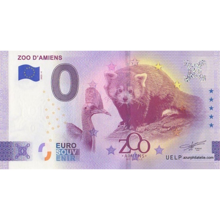 Euro banknote memory - 2025 - Zoo d'Amiens - (Somme)