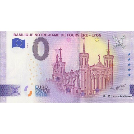 Billet souvenir - 69 - Basilique Notre-Dame de Fourvière - Lyon - 2025-1