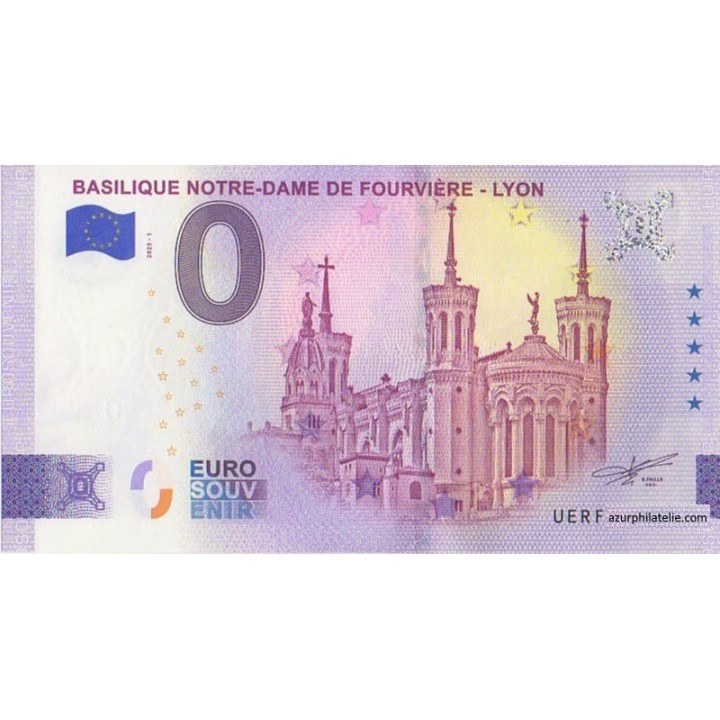 Euro banknote memory - 2025 - Basilique Notre-Dame de Fourvière - Lyon - (Rhône)